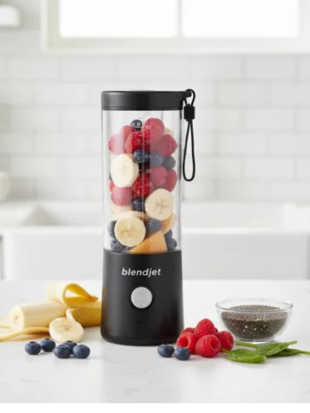 Blendjet 2 Portable Blender, Bonus 20oz Jar, Sleeve, Lid, & Recipe Book BNIB